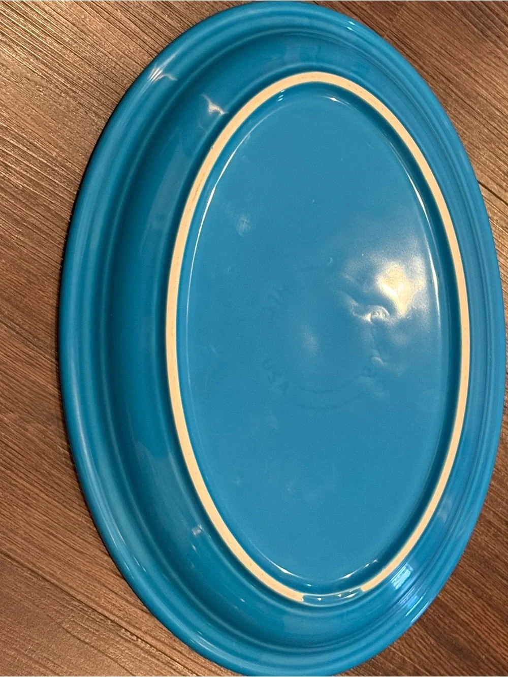 Fiesta Bright Blue Oval Serving Platter